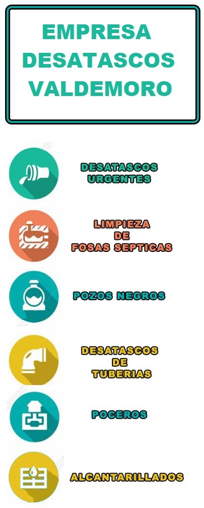 servicios de desatascos en valdemoro